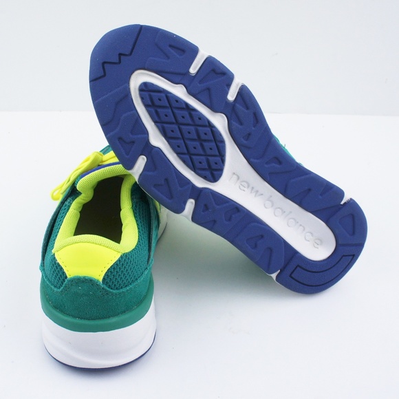 JCREW x New Balance Kids x90 Sneakers Teal /Yellow - Picture 4 of 4